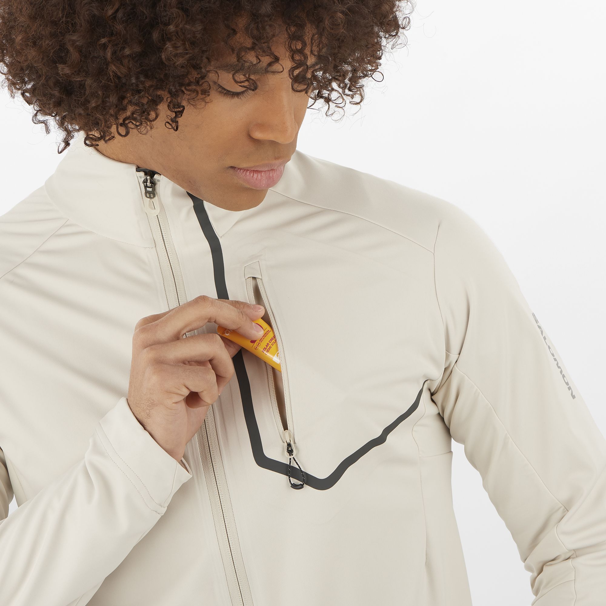 Salomon Men's GORE-TEX Infinium Windstopper Pro Jacket Rainy Day