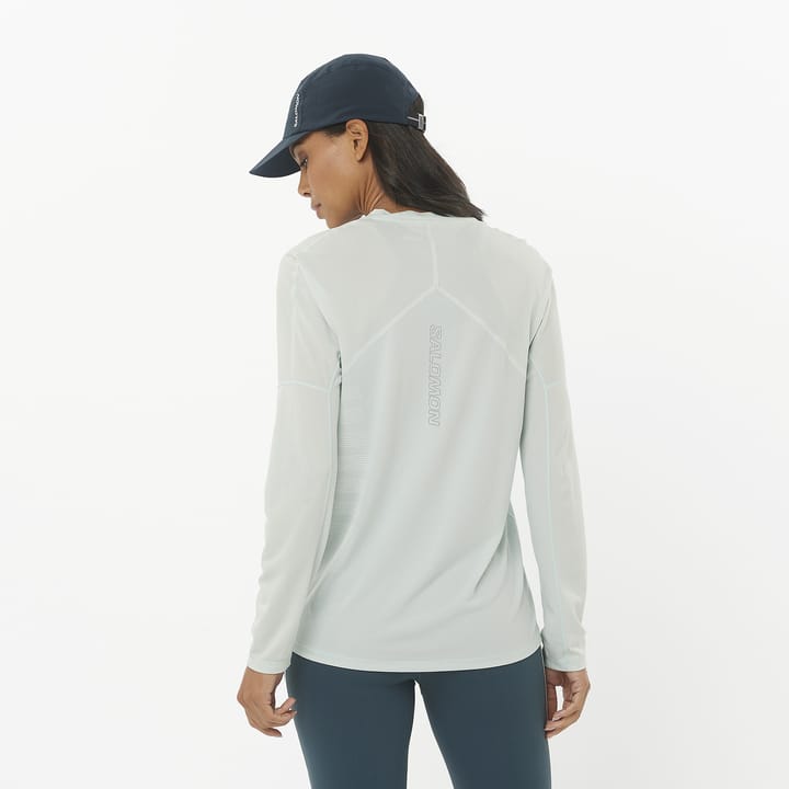 Salomon Sense Aero Ls Tee Gfx W Misty Blue / White Salomon Salomon Sense Aero Ls Tee Gfx W Misty Blue / White Salomon