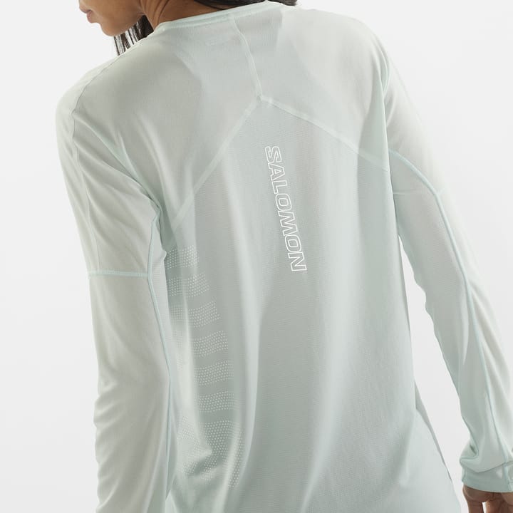 Salomon Sense Aero Ls Tee Gfx W Misty Blue / White Salomon Salomon Sense Aero Ls Tee Gfx W Misty Blue / White Salomon