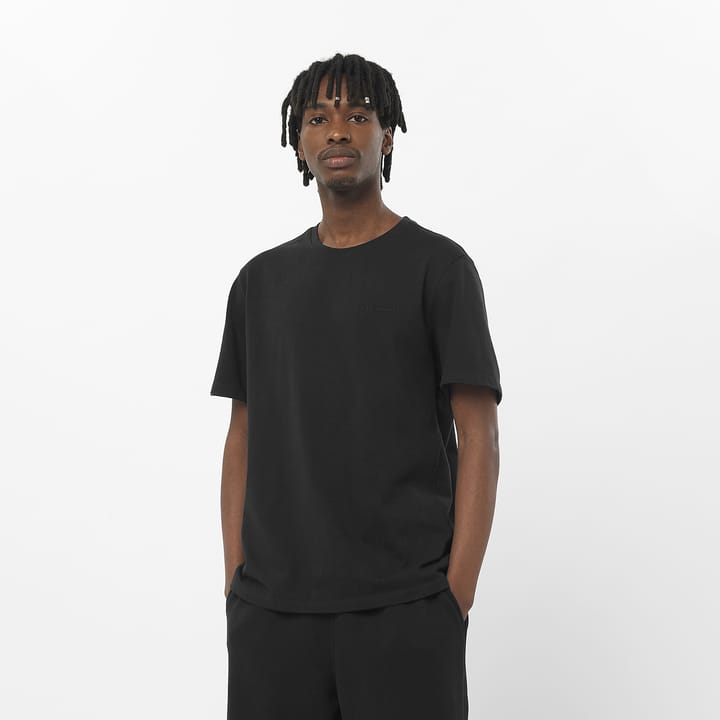 Salomon Men's Salomon Logo Pride SS Tee Deep Black Salomon
