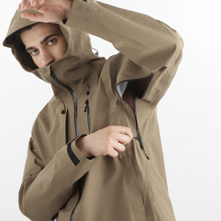 Salomon Men's Outline 3L GORE-TEX Jacket Shitake Salomon Salomon Men's Outline 3L GORE-TEX Jacket Shitake Salomon