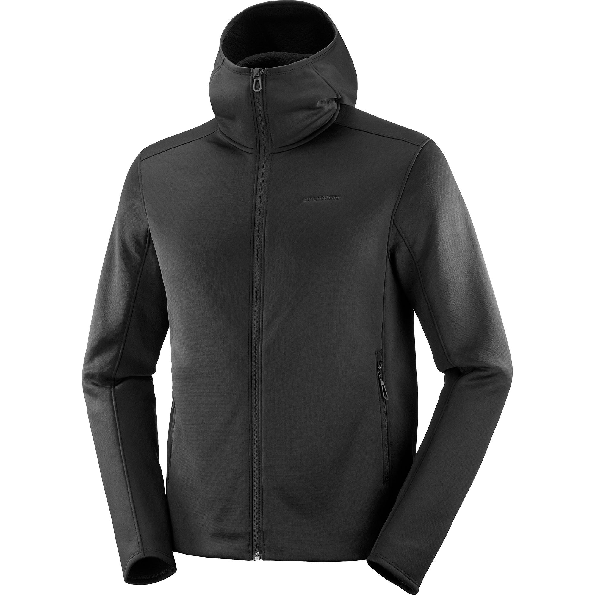 Salomon Men's Sntial Midfleece Deep Black | Buy Salomon Men's