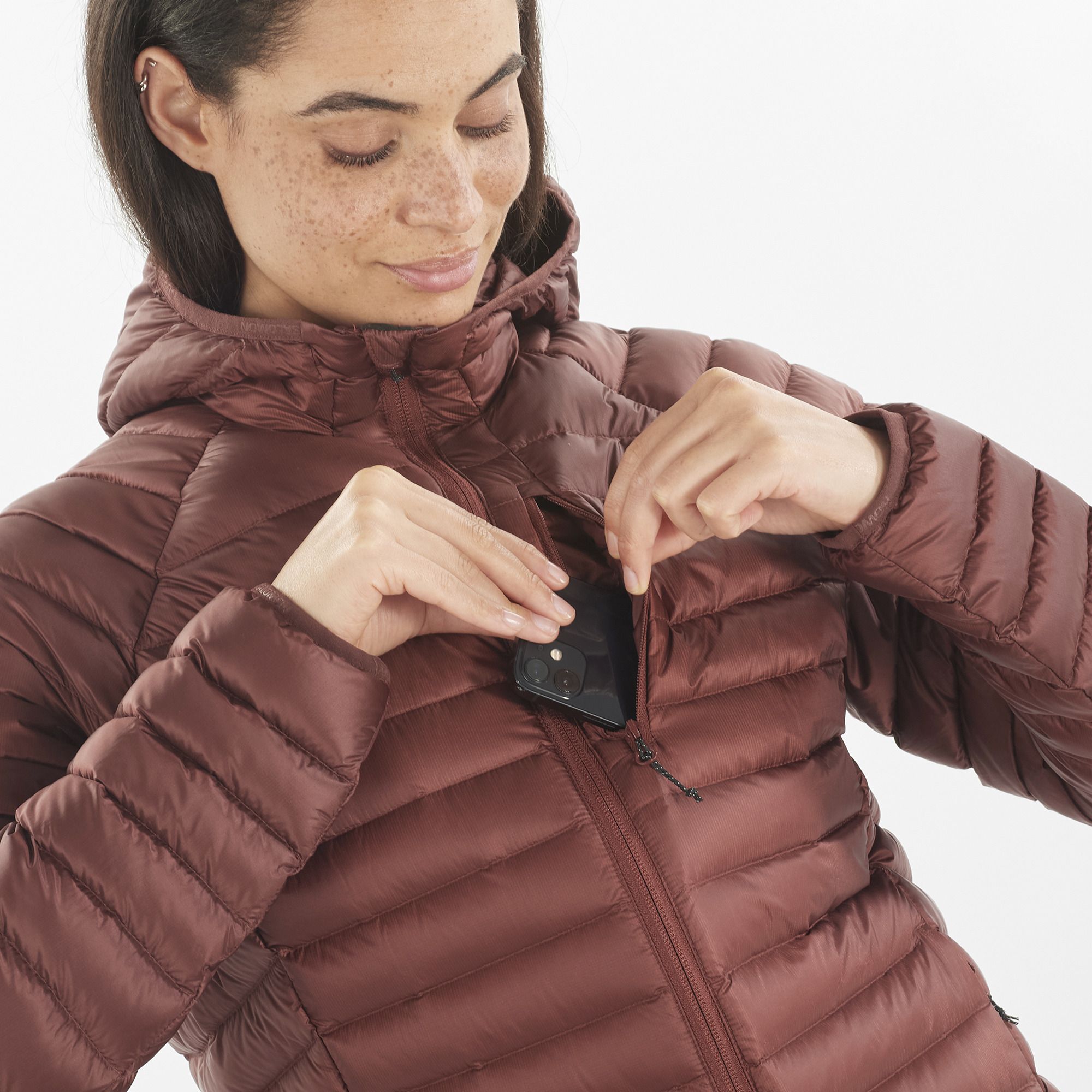 Salomon Women's Elixir Micro Down Rum Raisin | Buy Salomon Women's