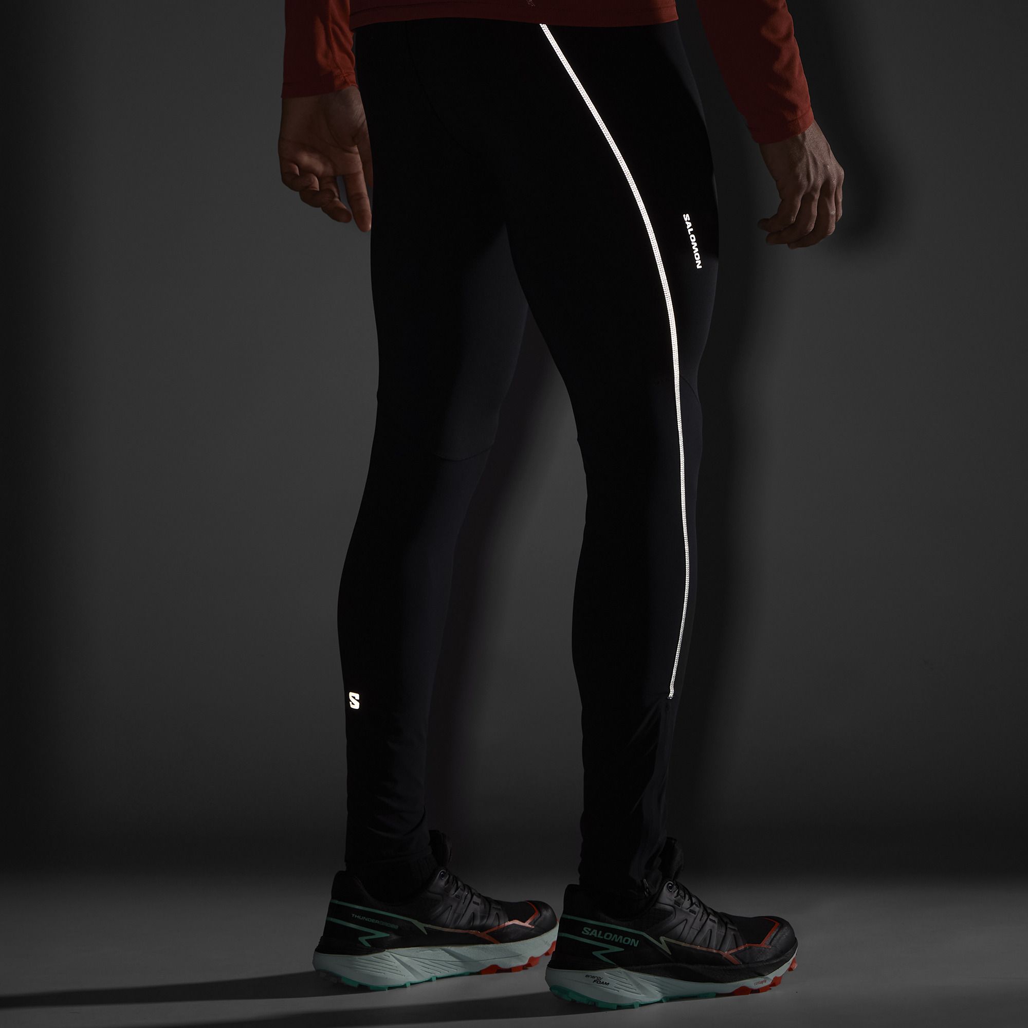 SALOMON SENCE AERO STOW トレランタイツ SENSE AERO STOW Men's Tights | Salomon