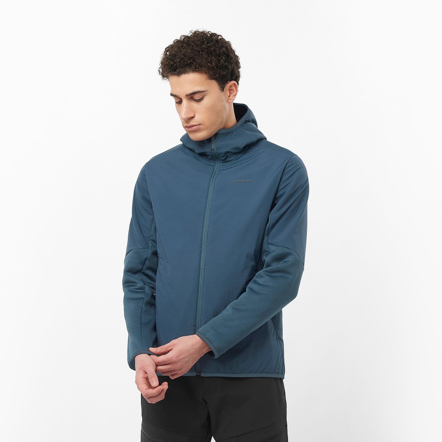 Salomon Men's Outline Hybrid Warm Midnight Navy