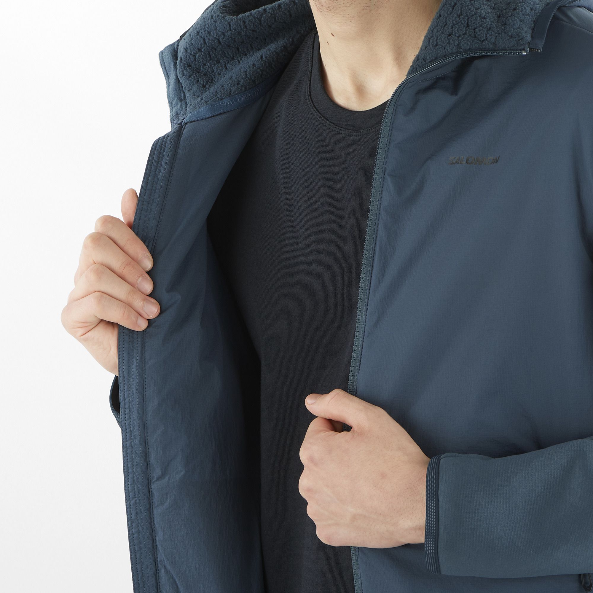Salomon Men's Outline Hybrid Warm Midnight Navy | Buy Salomon