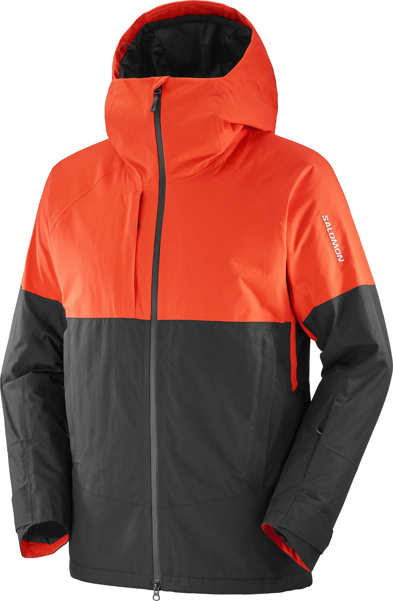 $250 Salomon Mens Ski Jacket Deepsteep XL Hoodie Hoody Coat