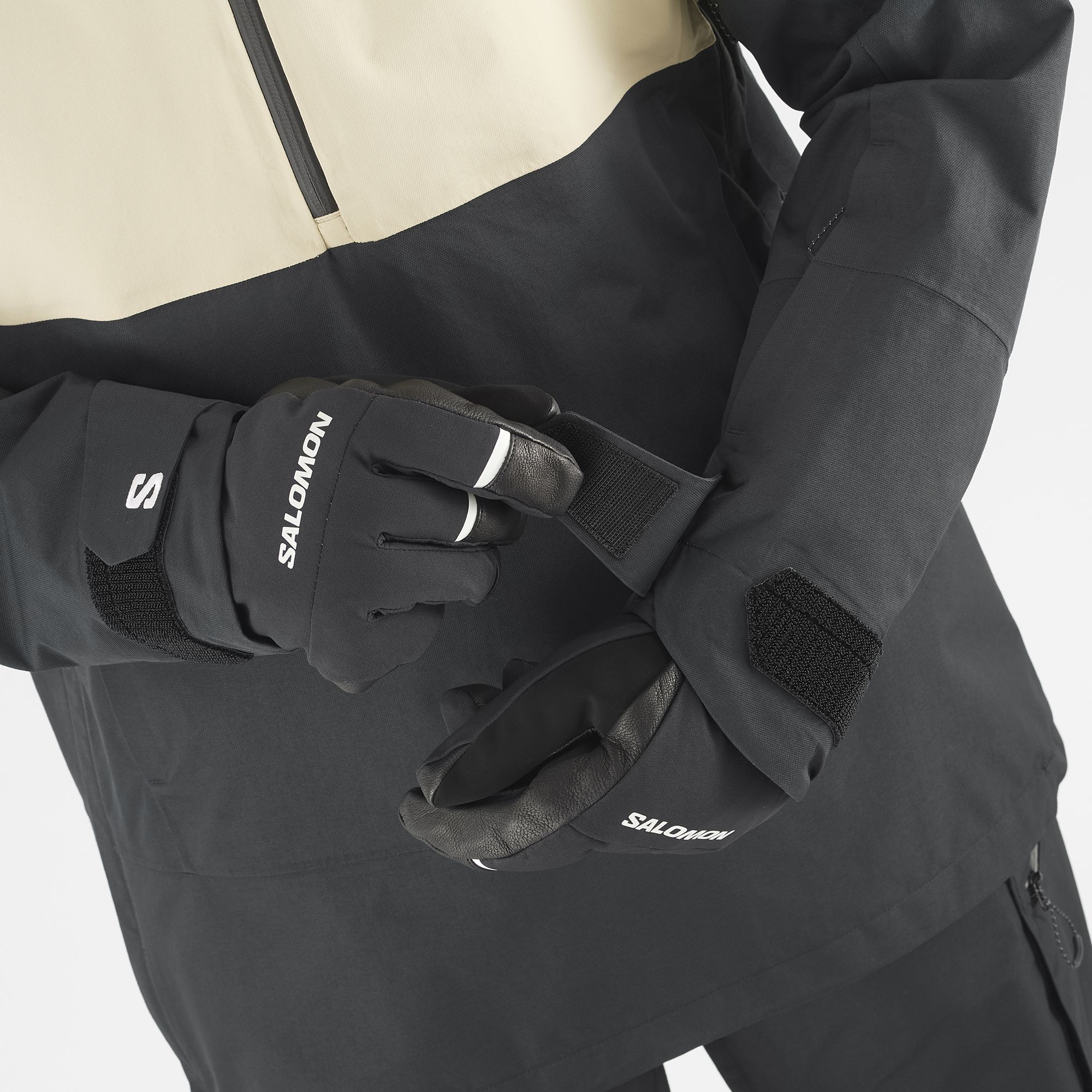 Salomon Women's Bashley Anorak White Pepper/Deep Black | Buy