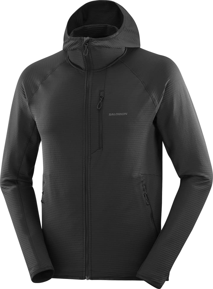 Salomon Men's Essential Lightwarm Hoodie Deep Black Salomon