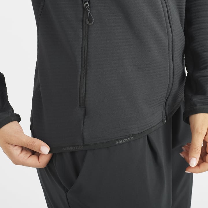 Salomon Women's Essential Lightwarm Hoodie Deep Black Salomon