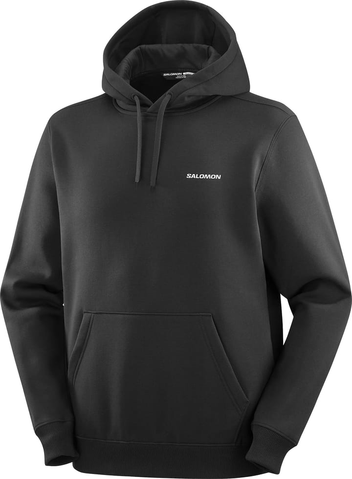 Salomon Men's Salomon Logo Hoodie Deep Black Salomon