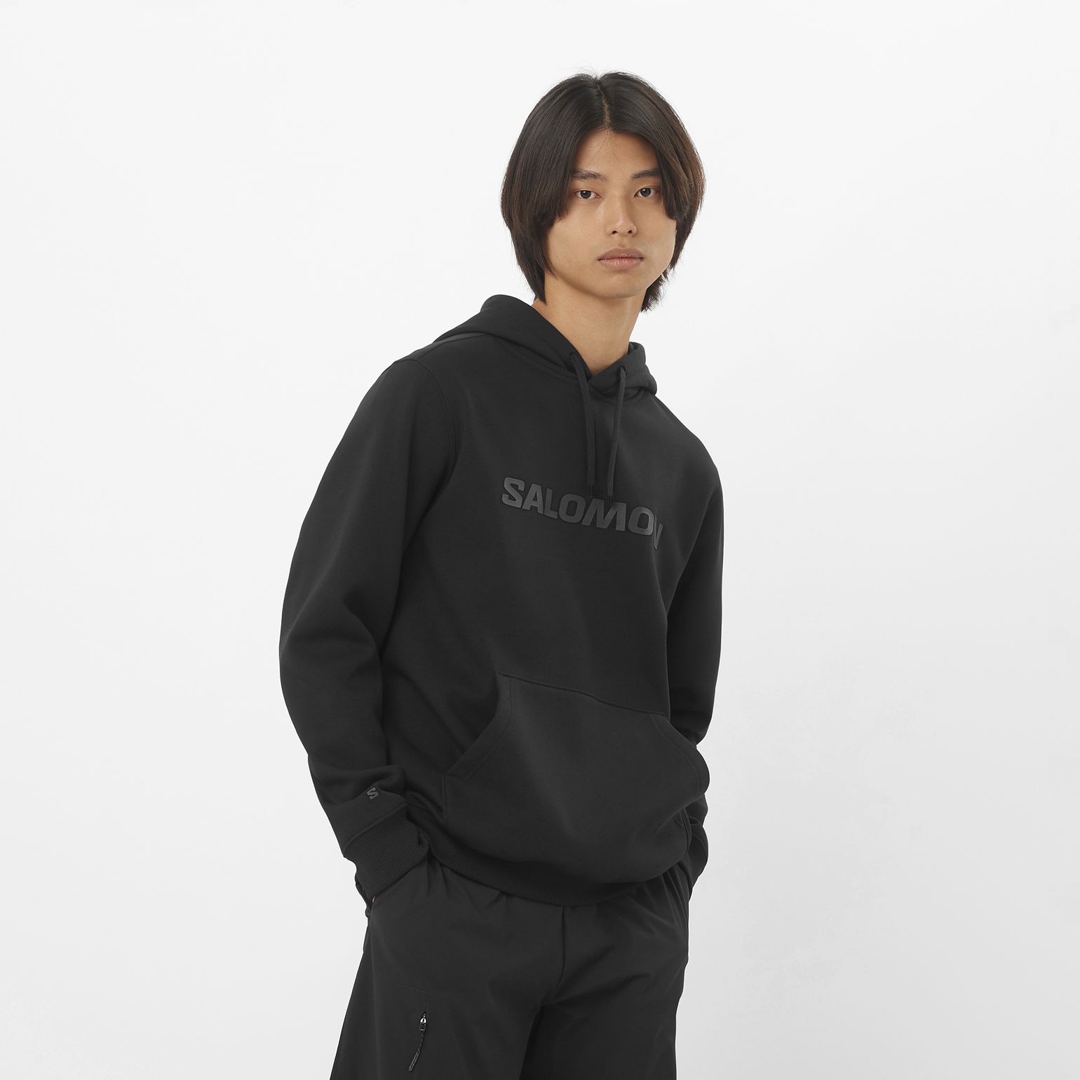 Salomon Men's Big Logo Deep Black