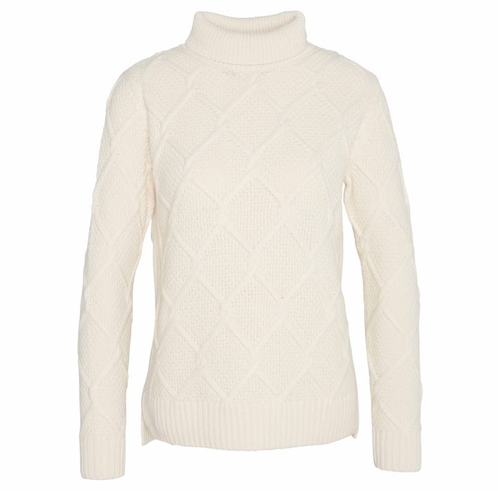 Barbour Women's Barbour Burne Roll Neck Knit Ecru Barbour Barbour Women's Barbour Burne Roll Neck Knit Ecru Barbour