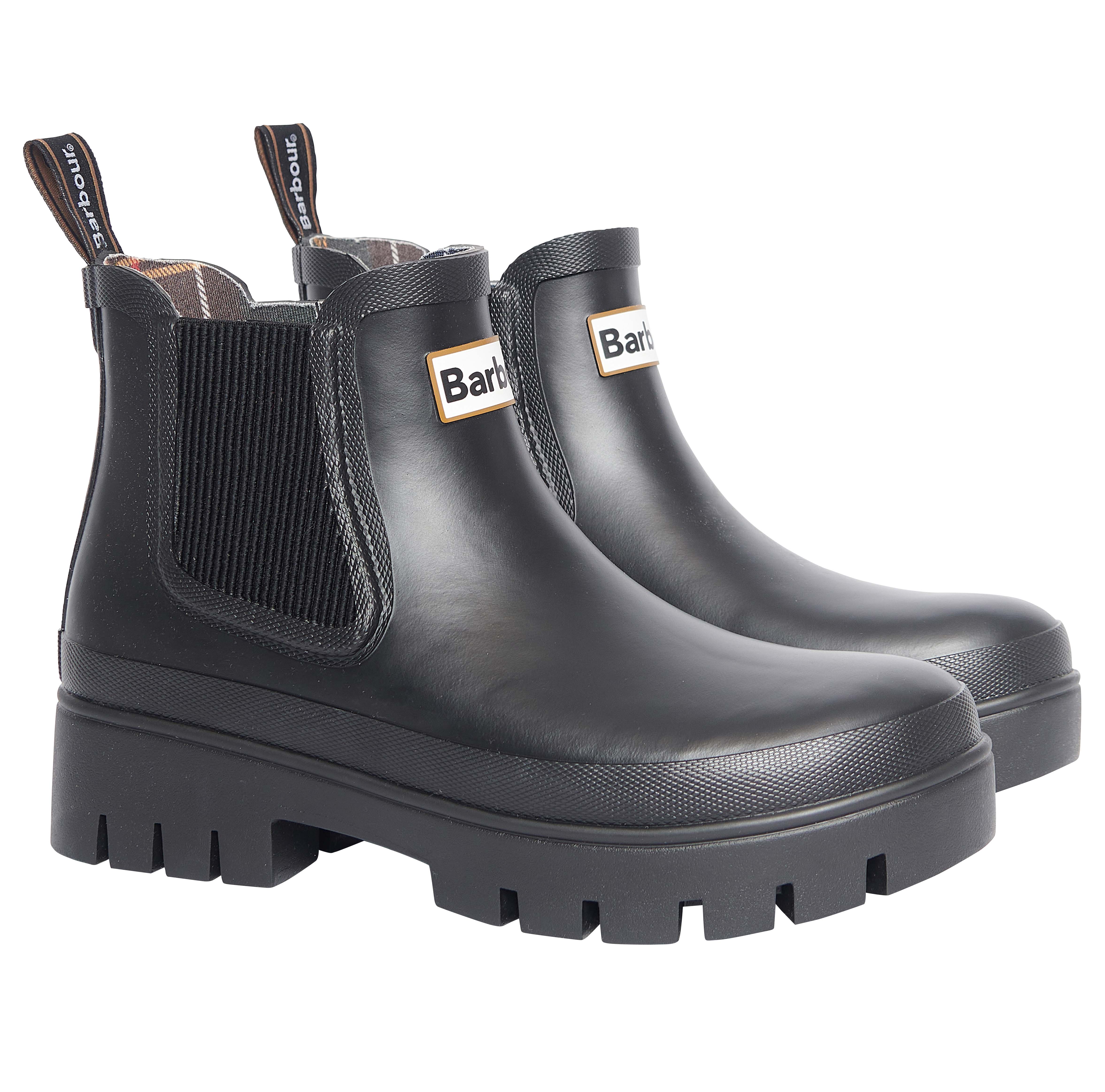 Barbour Women's Halton Black Gummistövlar 41