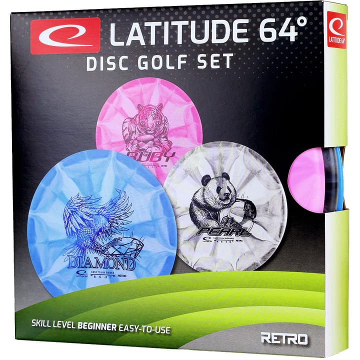 Latitude 64° Retro Burst Beginner Disc Golf Starter Set Latitude 64