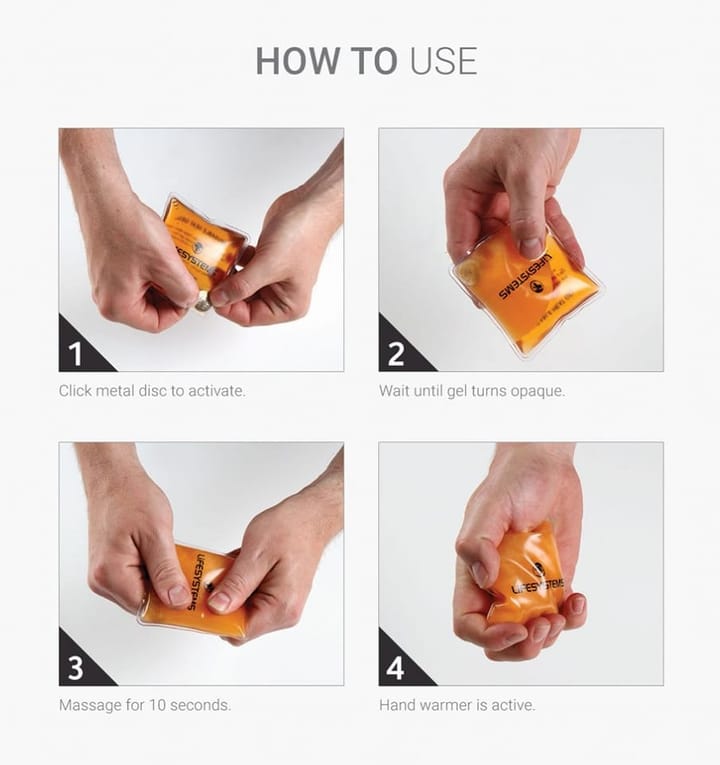 Lifesystems Reusable Hand Warmers Nocolour Lifesystems