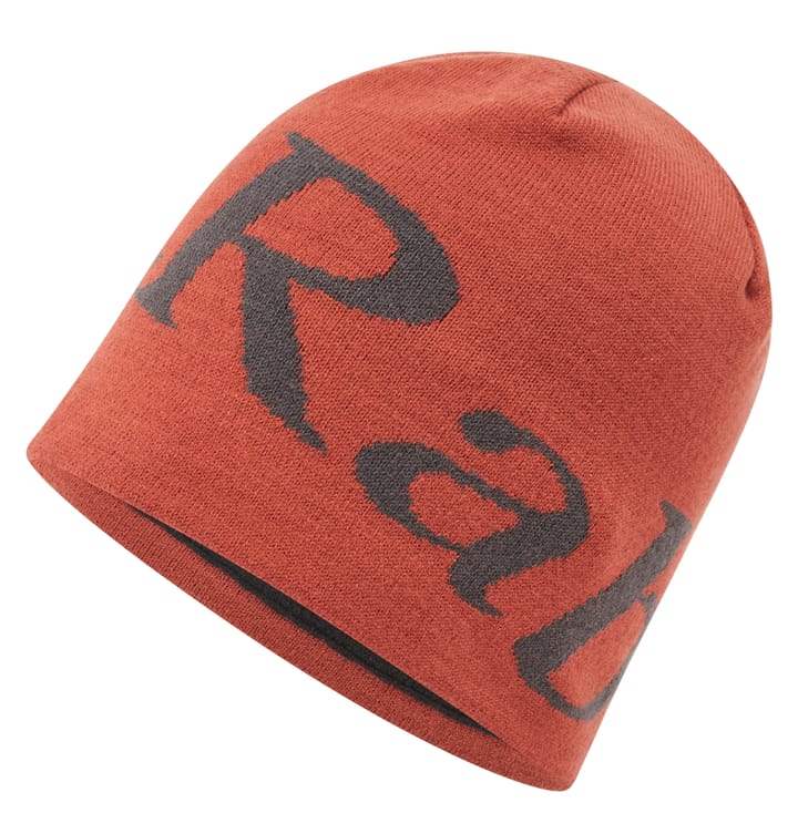 Rab Logo Beanie Tuscan Red/Graphene Rab