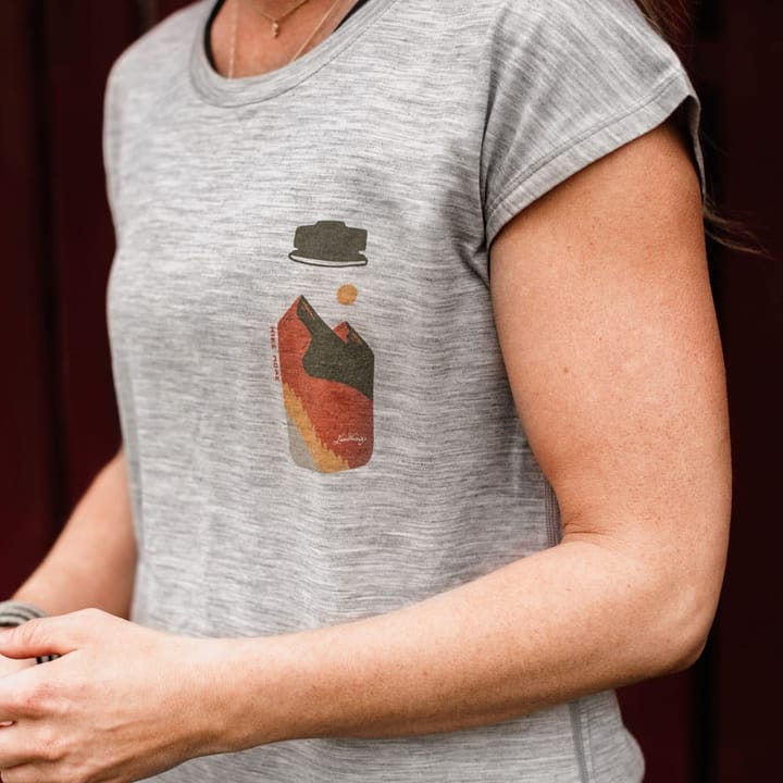 Lundhags Fulu Merino Bottle T-Shirt W Light Grey Lundhags