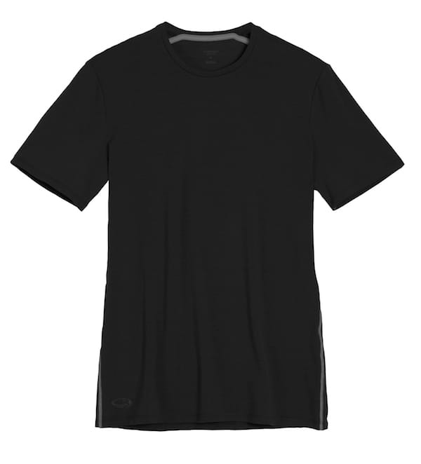Icebreaker Men's Anatomica Shortsleeve Crewe Black Icebreaker