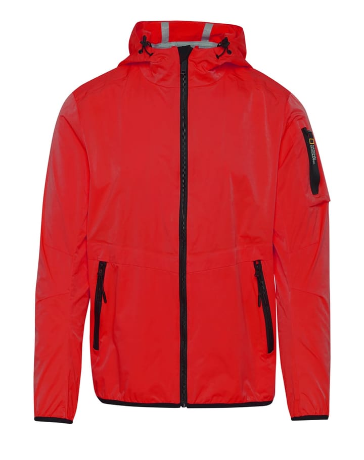 National Geographic Urban Tech Jacket Super Light Summer Key Style Poppyred National Geographic