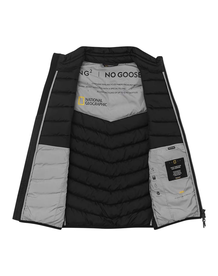 National Geographic Puffer Jacket        Black National Geographic