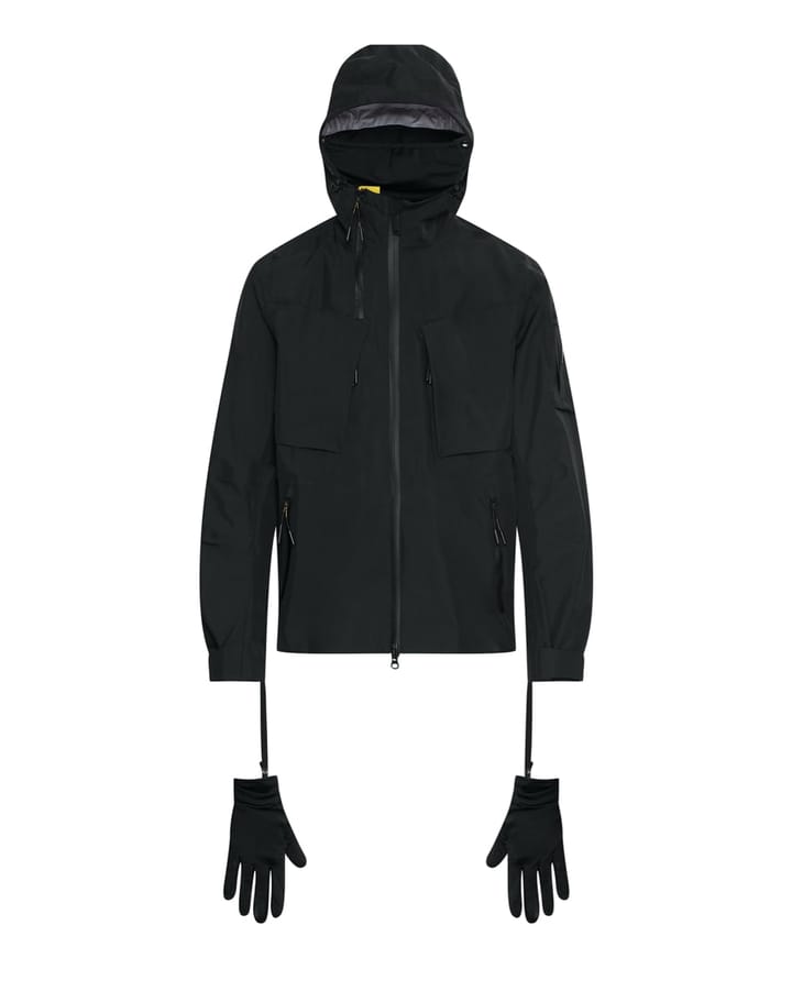 National Geographic Shield System 4 Uc Hood Jacket Protect Face Solution / Hidden Gloves Black National Geographic