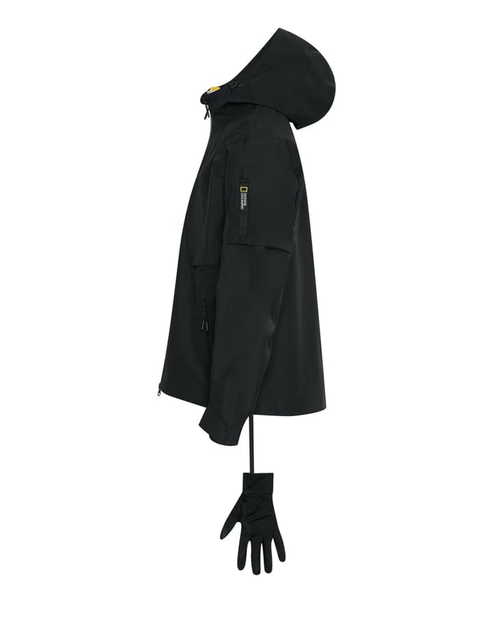 National Geographic Shield System 4 Uc Hood Jacket Protect Face Solution / Hidden Gloves Black National Geographic National Geographic Shield System 4 Uc Hood Jacket Protect Face Solution / Hidden Gloves Black National Geographic