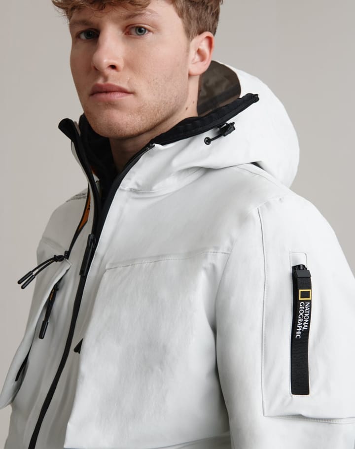 National Geographic Men's Hood Jacket Offwhite National Geographic National Geographic Men's Hood Jacket Offwhite National Geographic