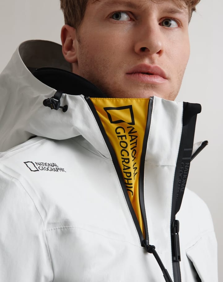 National Geographic Men's Hood Jacket          Offwhite             National Geographic