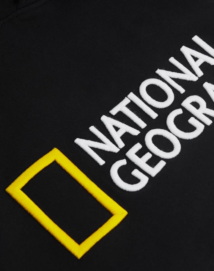 National Geographic Foundation Hoodie With Embroidery Black National Geographic National Geographic Foundation Hoodie With Embroidery Black National Geographic