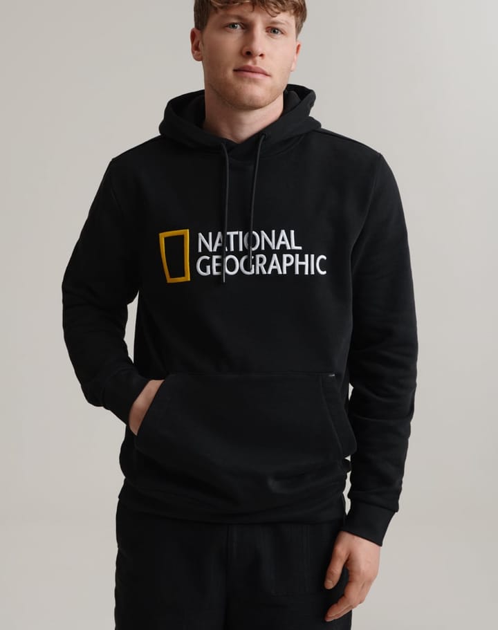 National Geographic Foundation Hoodie With Embroidery Black National Geographic National Geographic Foundation Hoodie With Embroidery Black National Geographic