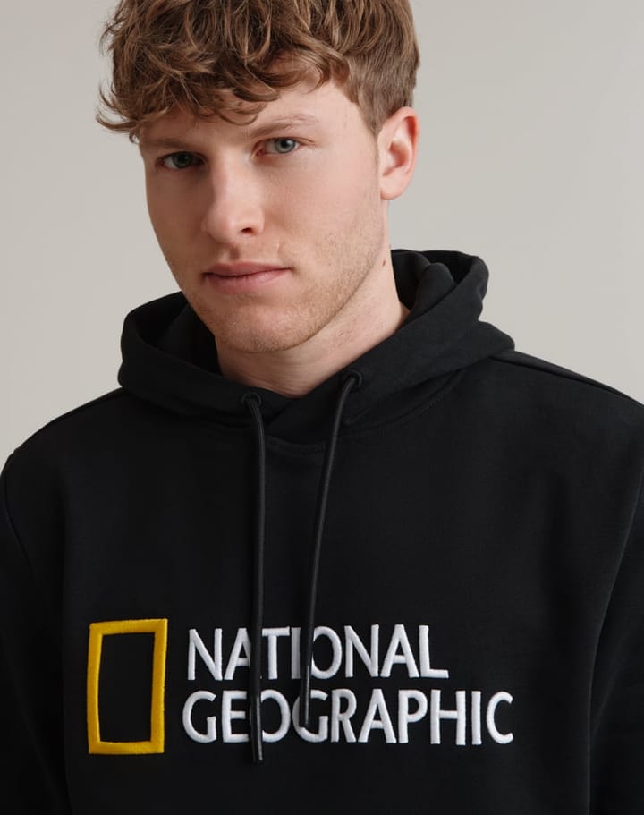 National Geographic Foundation Hoodie With Embroidery Black National Geographic National Geographic Foundation Hoodie With Embroidery Black National Geographic