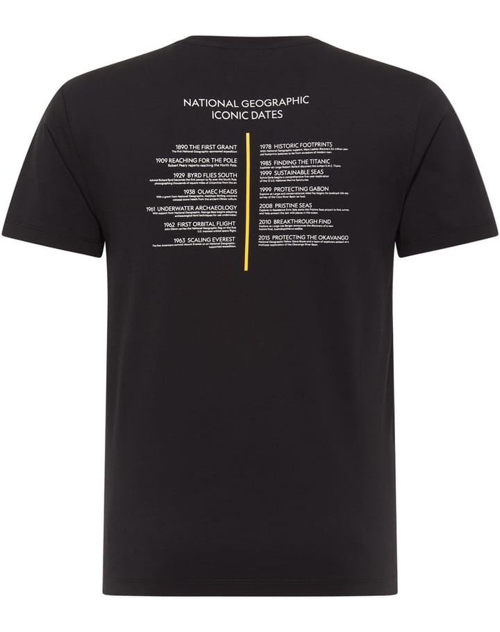 National Geographic GRAPHIC TEE T-SHIRT WITH LOGO black National Geographic National Geographic GRAPHIC TEE T-SHIRT WITH LOGO black National Geographic