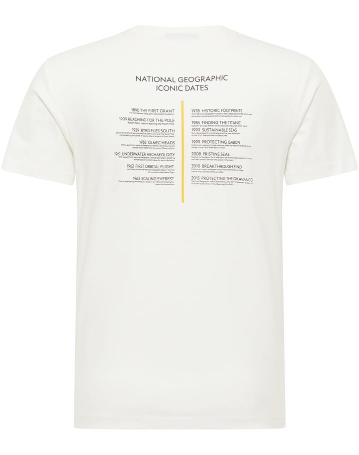 National Geographic GRAPHIC TEE T-SHIRT WITH LOGO snow white National Geographic National Geographic GRAPHIC TEE T-SHIRT WITH LOGO snow white National Geographic