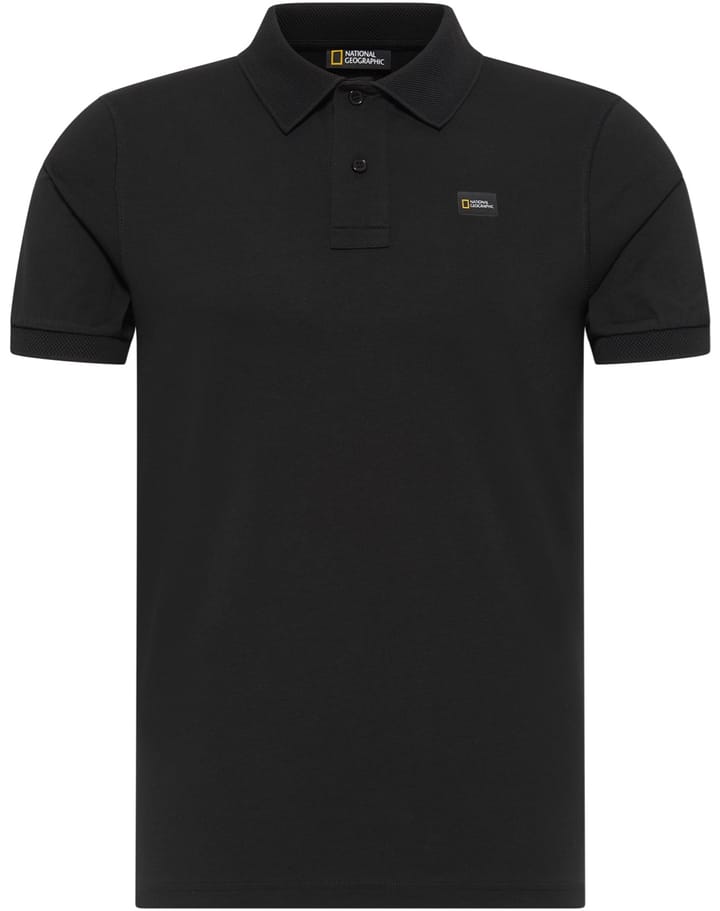 National Geographic Ozone Wash Polo Shirt Black National Geographic