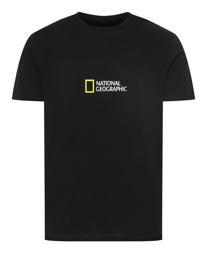 National Geographic Foundation Unisex Graphic Tee Garment Washed Black National Geographic
