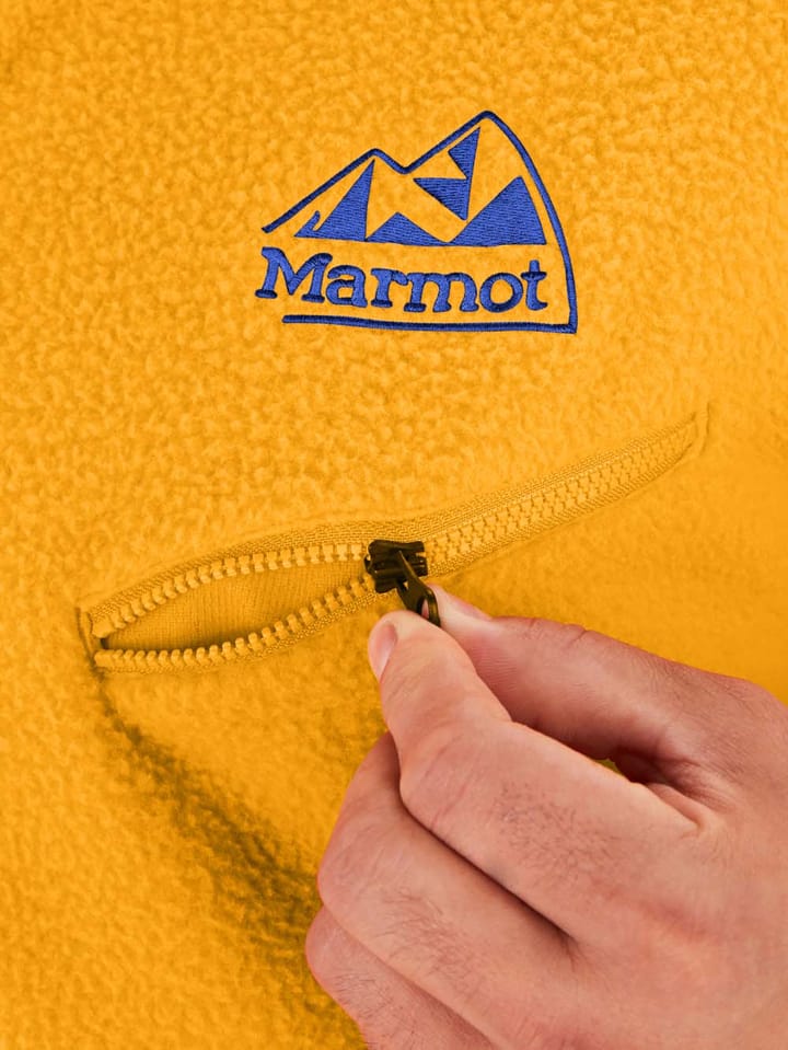 Marmot Men's 94 E.C.O. Recycled Fleece Yellow/Blue Marmot