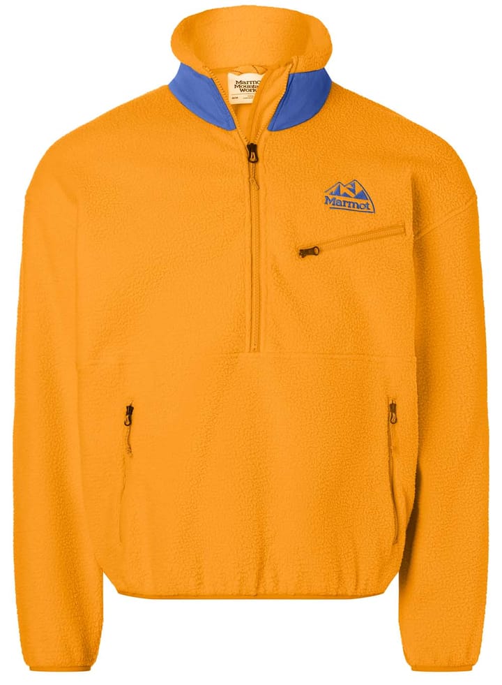 Marmot Men's 94 E.C.O. Recycled Fleece Yellow/Blue Marmot