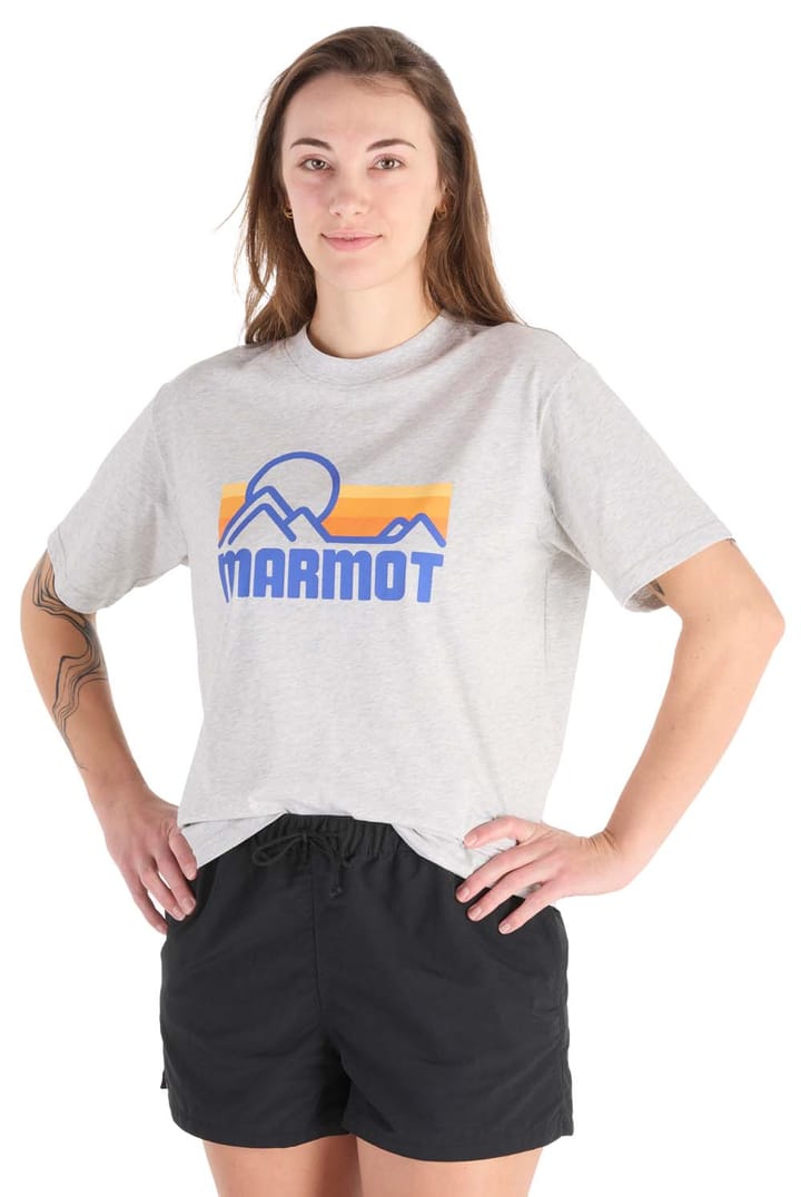 Marmot Women's Coastal Tee Short Sleeve Grey Marmot