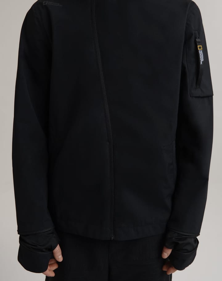 National Geographic Men's Hood Jacket          Black                National Geographic