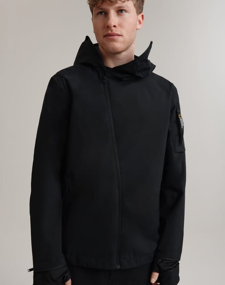 National Geographic Men's Hood Jacket          Black                National Geographic