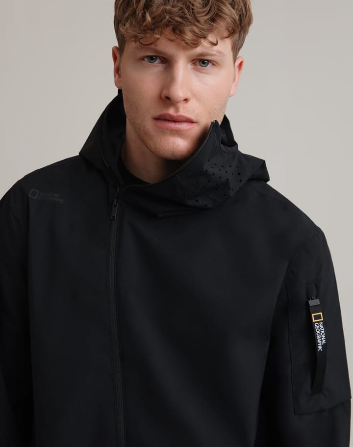 National Geographic Men's Hood Jacket          Black                National Geographic