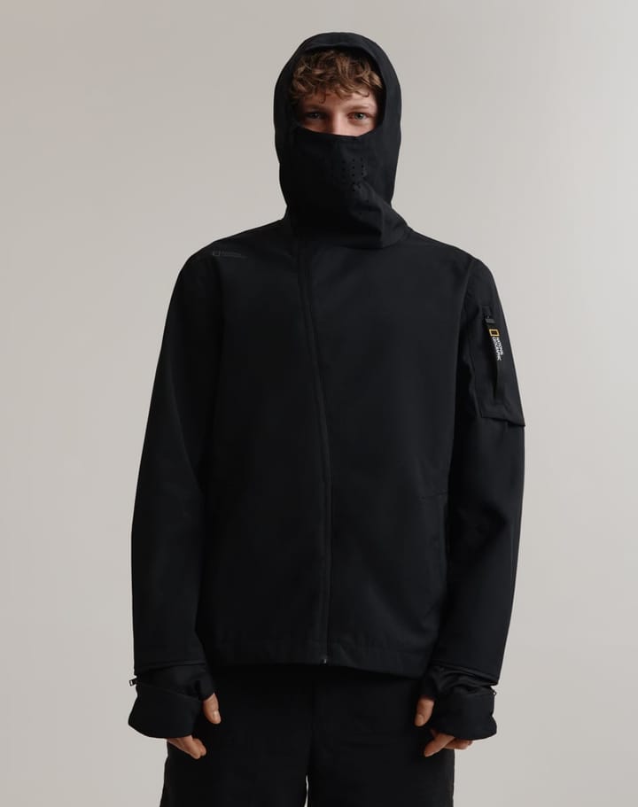 National Geographic Men's Hood Jacket          Black                National Geographic