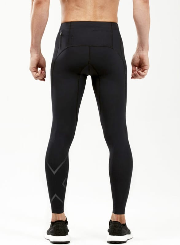 2XU Men's MCS Run Compression Tights Black/Black Reflective 2XU