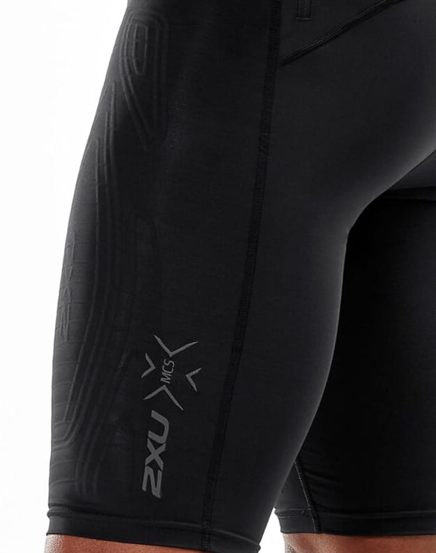 2XU Men's MCS Run Compression Shorts Black/Black Reflective 2XU 2XU Men's MCS Run Compression Shorts Black/Black Reflective 2XU