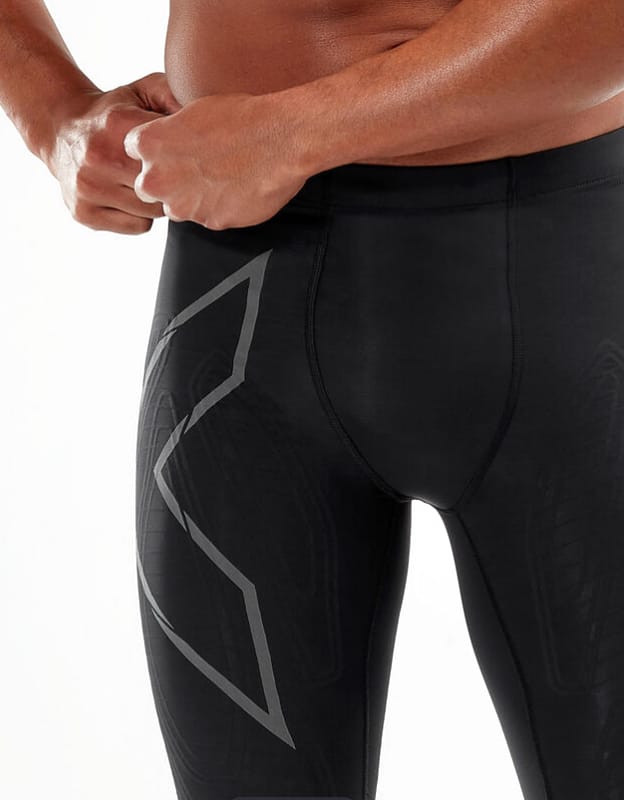 2XU Men's MCS Run Compression Shorts Black/Black Reflective 2XU 2XU Men's MCS Run Compression Shorts Black/Black Reflective 2XU