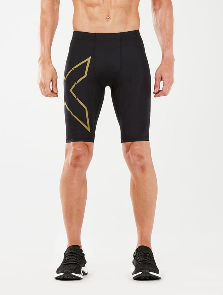 2XU Mcs Run Comp Shorts Men Black/Gold Reflective 2XU