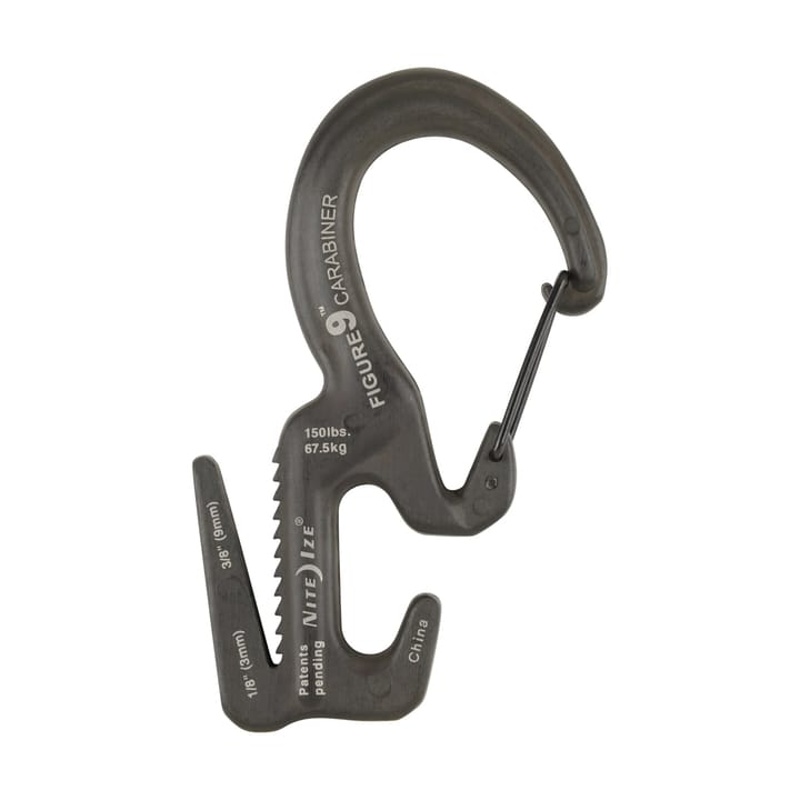 Nite Ize Figure 9® Carabiner Rope Tightener Black Large Nite Ize Nite Ize Figure 9® Carabiner Rope Tightener Black Large Nite Ize