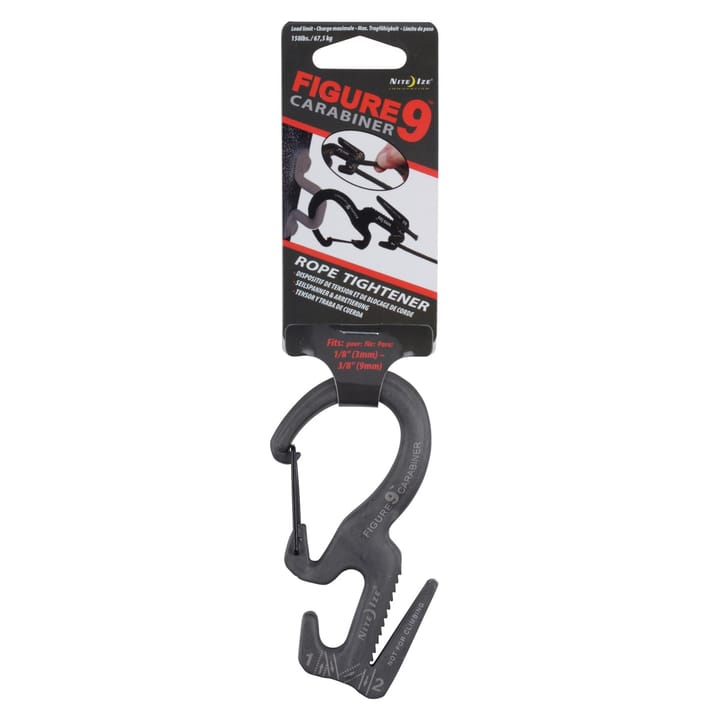 Nite Ize Figure 9® Carabiner Rope Tightener Black Large Nite Ize Nite Ize Figure 9® Carabiner Rope Tightener Black Large Nite Ize