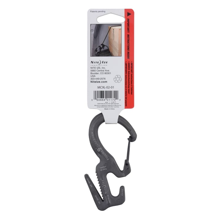 Nite Ize Figure 9® Carabiner Rope Tightener Black Large Nite Ize Nite Ize Figure 9® Carabiner Rope Tightener Black Large Nite Ize